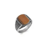 Black Tiger Eye Silent Ring