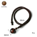 Bull's Eye Necklace in Natural Stone
