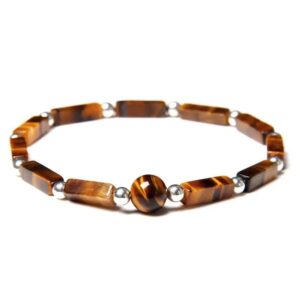 fine tiger eye bracelet with natural stone 1
