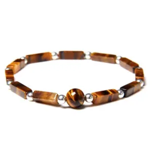 fine tiger eye bracelet with natural stone Tiger Eye Bracelet Luviol