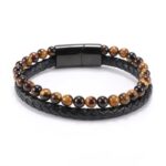 leather bracelet with tiger eye 2 1