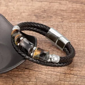 natural eagle eye bracelet comfortable and resistant Tiger Eye Bracelet Luviol