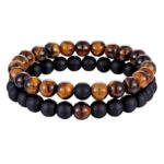 natural tiger eye bracelet for couples 1