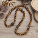 natural tiger eye stone necklace 2 1