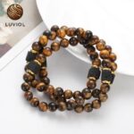 natural tiger eye stone necklace 3 1