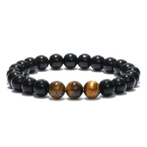 obsidian tiger eye magnetic bracelet 1