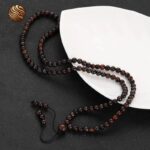 Porthole Necklace – Black Waxed Cord