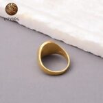 Pure Tiger's Eye Ring: Sober Style
