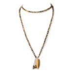 Semiprecious Tiger Eye Women's Necklace