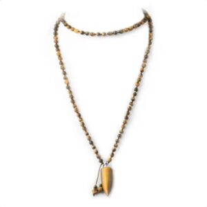 semiprecious tiger eye women necklace 1