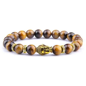 tibetan natural beads bracelet Tiger Eye Bracelet Luviol
