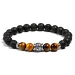 Tibetan Natural Stone Tiger Bracelet for Men