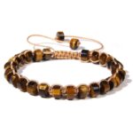 tiger eye adjustable bracelet purified mineral stone 1