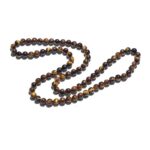 Tiger Eye Bead Necklace - Round Beads