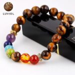 Tiger Eye Chakra Bracelet – Natural Pearls