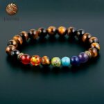 Tiger Eye Chakra Bracelet – Natural Pearls