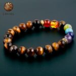 Tiger Eye Chakra Bracelet – Natural Pearls