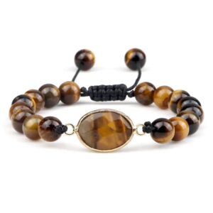 tiger eye natural stone bracelet 3 1