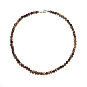 tiger eye necklace in natural stone 1