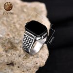Tiger Eye Ring in Stainless Steel – Lithotherapy