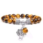 Tiger Eye Tree of Life Bracelet