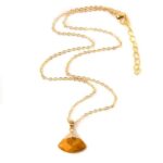 Tiger Eye Women's Necklace - Semiprecious Stone