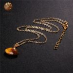 Tiger Eye Women's Necklace – Semiprecious Stone
