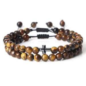 timeless elegance cross pearl bracelet 1