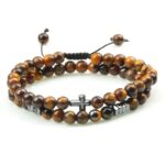 Timeless Elegance Cross Pearl Bracelet
