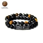 Triple Protection Tiger Eye Bracelet